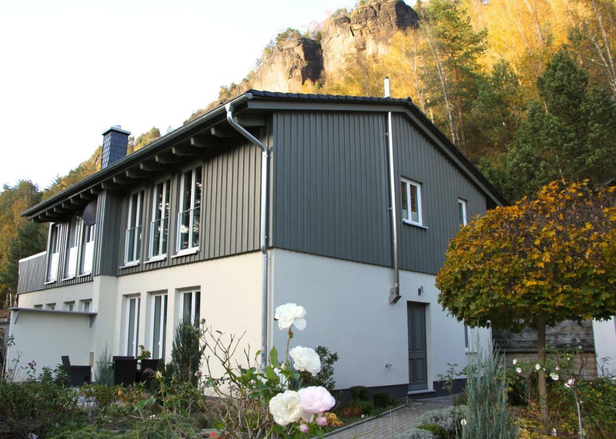 Villa Haus Menuett Bad Schandau Exterior foto